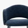 Taburete Maina - de chenilla azul y patas de acero con acabado azul FSC Mix Credit 65 cm en Azul - Butacas, banquetas y puffs, Uruguay | Kavehome, vista 6 de 10