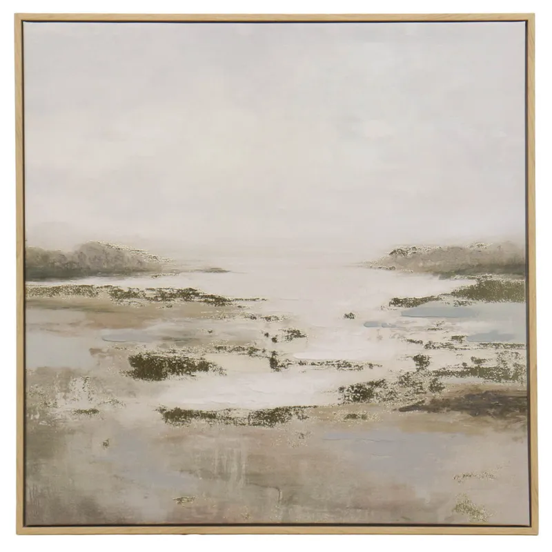 Cuadro Drift Ii, 60x60 Natural/beige Papel E1p253701 en Madera natural - Decoración de pared, Uruguay | Divino