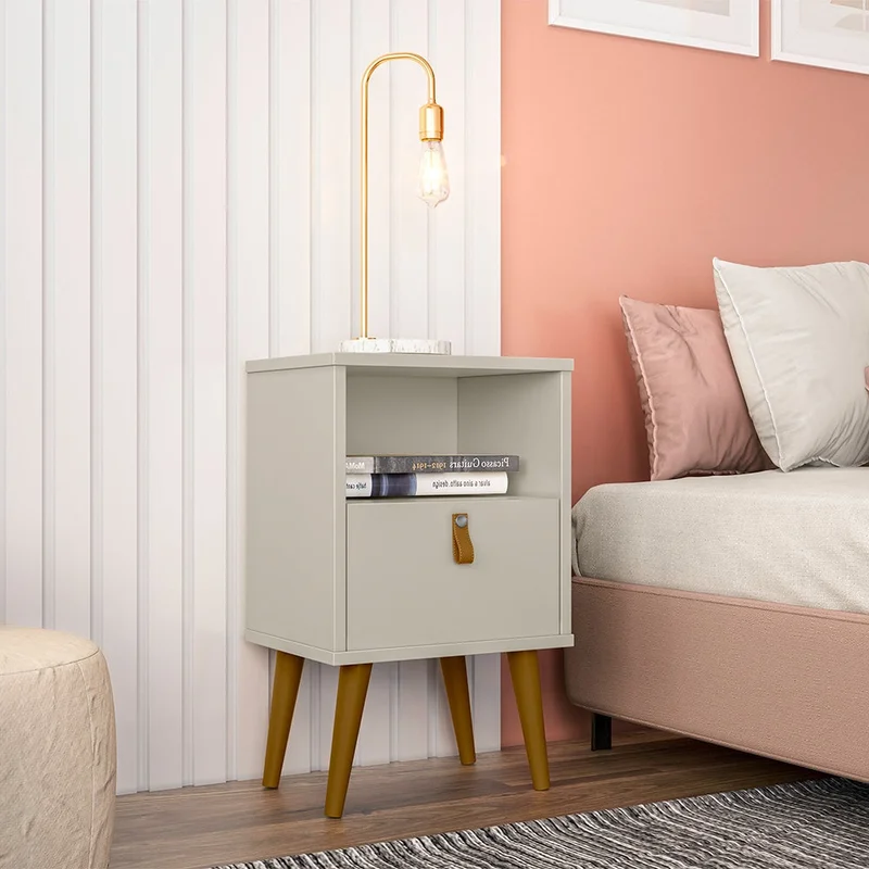 Mesa de Luz Buzios 39cm - Retro en Beige - Mesas de luz, Uruguay | Balton, vista 9