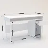 Escritorio Chigaco Blanco - Escritorios y sillas de escritorio, Uruguay | RM Muebles y Deco, vista 6 de 6