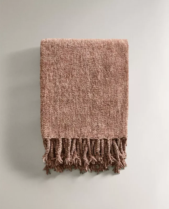 MANTA CHENILLA GRUESA en Rosa - Textiles, Uruguay | Zara Home, vista 5