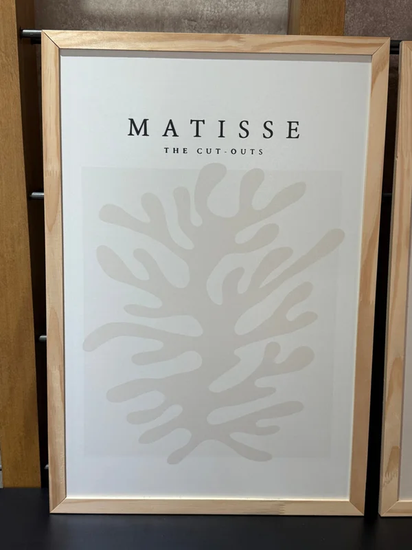 Kit 2 Cuadros - Matisse Beige/Blanco - 40 x 60 en Blanco / Beige / Negro - Decoración de pared, Uruguay | Berna Home, vista 5