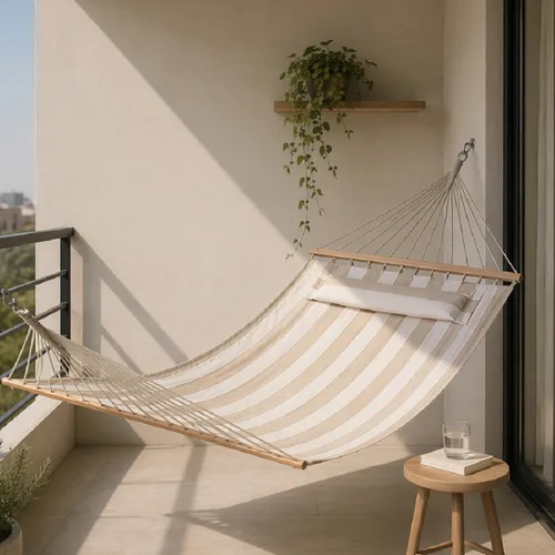Hamaca Nap con Cadena Metálica incluída en Multicolor - Muebles para el exterior, Uruguay | Samic
