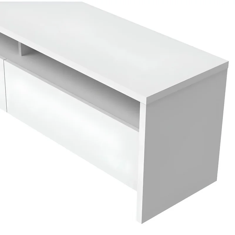 Rack de Tv 184 - Aspen - Blanco en Blanco - Muebles para TV, Uruguay | Rústico Hogar, vista 3