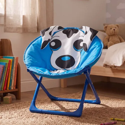 Silla Honguito Infantil Plegable de Metal - Perro en Amarillo - Sillones y sofás, Uruguay | Rústico Hogar