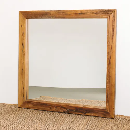 ESPEJO CENTAURO 130x130 en Madera natural - Espejos, Uruguay | Fundamento Muebles