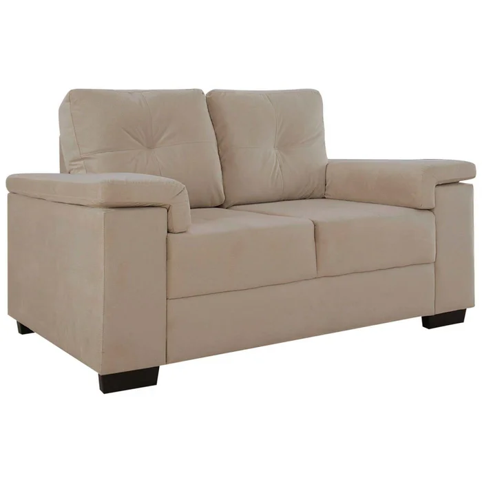 Sillón 2 Cuerpos Tela Natural-beige Luares Arena en Beige - Sillones y sofás, Uruguay | Divino, vista 2