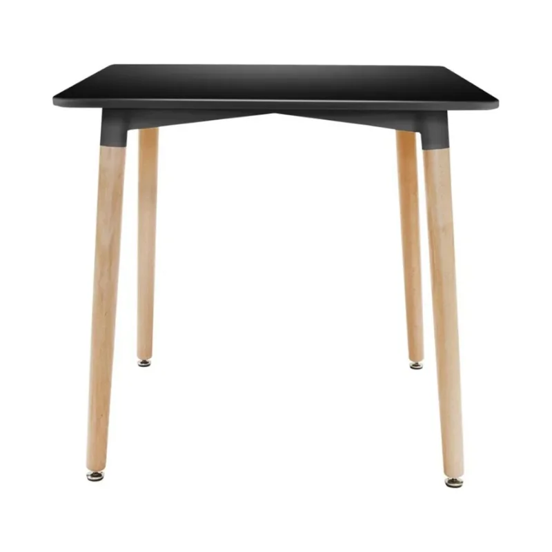 Mesa de Comedor 80 - Danesa - Negro en Negro - Mesas de comedor, Uruguay | Rústico Hogar, vista 4