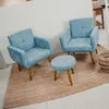 Kit 2 Poltrona + Puff Havana Azul - Sillones y sofás, Uruguay | Ecowood, vista 9 de 9