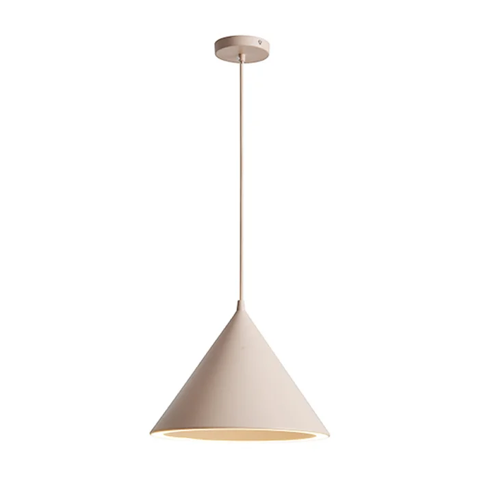 Luminaria Led integrada Cónica 32cm 18w - Rosa en Rosa - Lámparas colgantes, Uruguay | Iluminica, vista 4