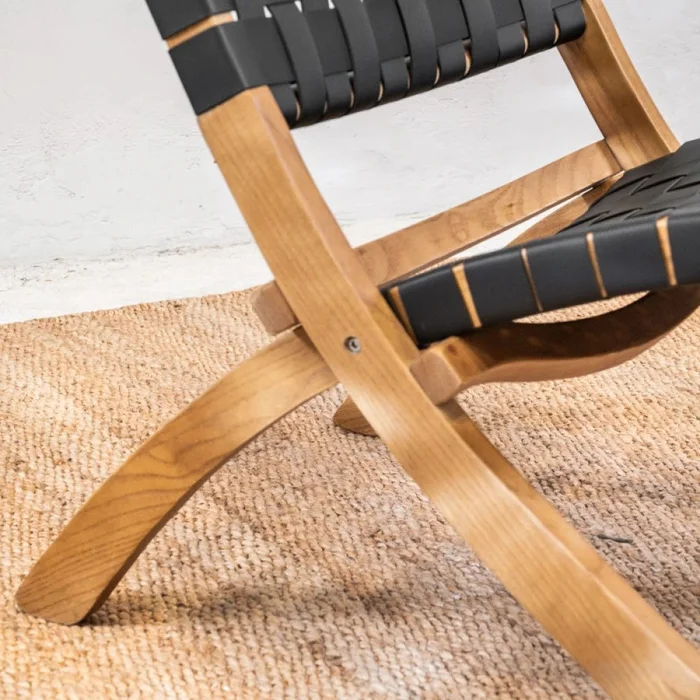 Butaca - Madera de Olmo - Negro en Negro - Sillones y sofás, Uruguay | Ecowood, vista 4