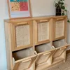 Zapatera con esterilla natural en Madera natural - Muebles, Uruguay | Decoramuss, vista 2 de 3