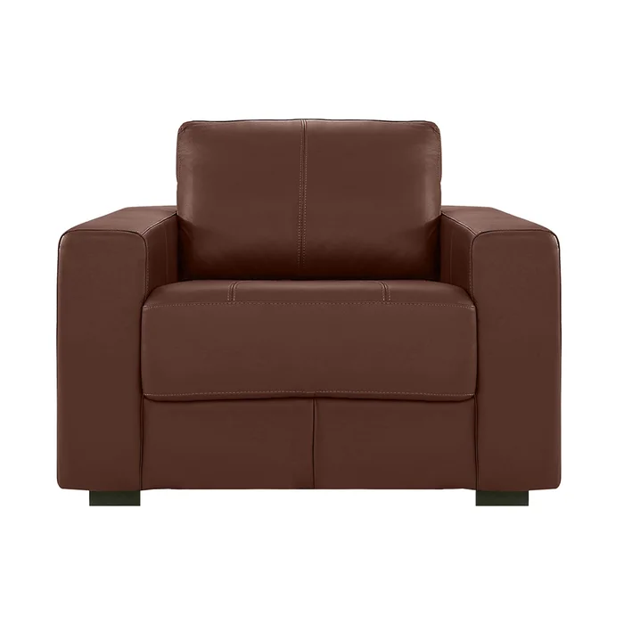 Butaca 1 Cuerpo Cuero-100-natural Marron Texas Caramelo en Marrón - Sillones y sofás, Uruguay | Divino, vista 2
