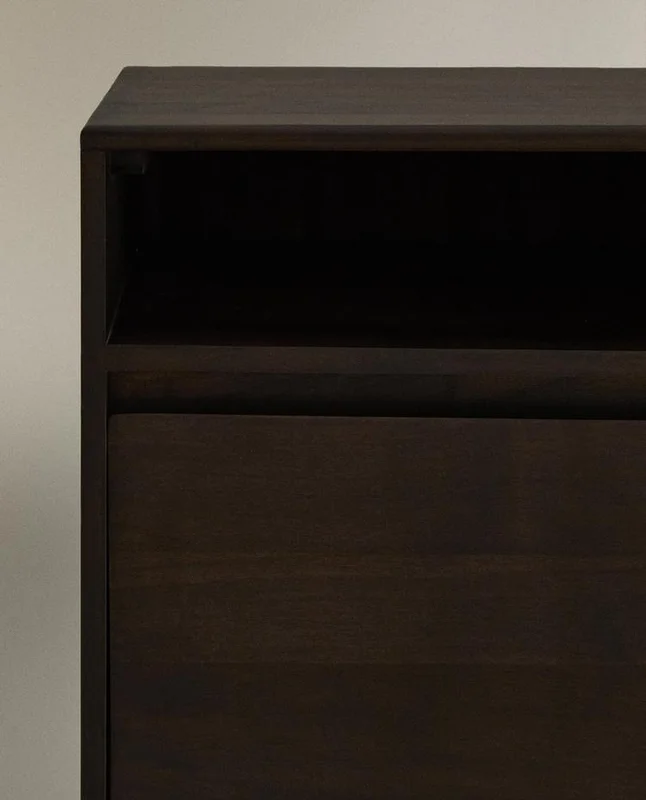 MESITA  DE NOCHE GRANDE MADERA en Marrón - Mesas de luz, Uruguay | Zara Home, vista 5