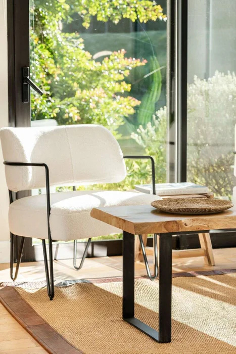 MESA TRONCO IRREGULAR - 1.45 X 0.50 en Madera natural - Mesas de living, Uruguay | La Iberica, vista 3
