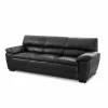 Sillón %100 Cuero - 3 Cuerpos - Premium - Negro en Negro - Sillones y sofás, Uruguay | Nario Hogar, vista 3 de 5