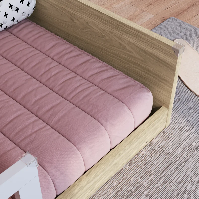 Cama Infantil Estilo Montessori Marrón en Madera natural, Uruguay | RM Muebles y Deco, vista 3