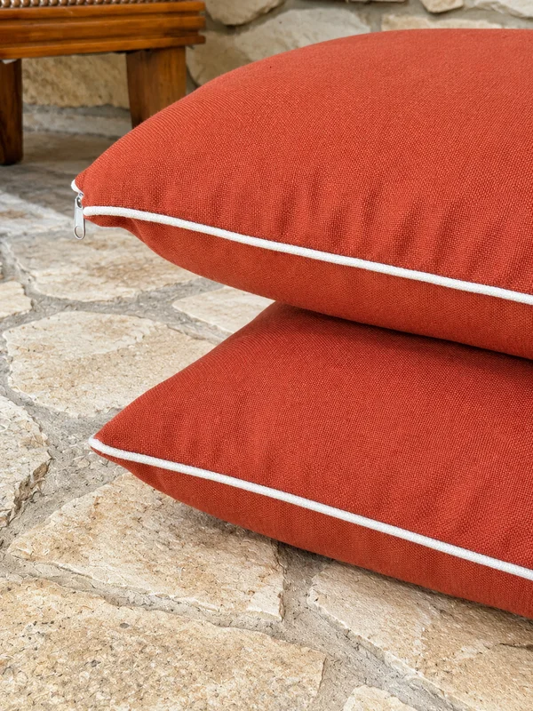 Almohadón Lino con vivo beige - Textiles, Uruguay | Decilo con Alma, vista 3