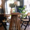 Mesa de Comedor Pipa Redonda 110 cm - Olmo - Mesas de comedor, Uruguay | Berna home, vista 4 de 10