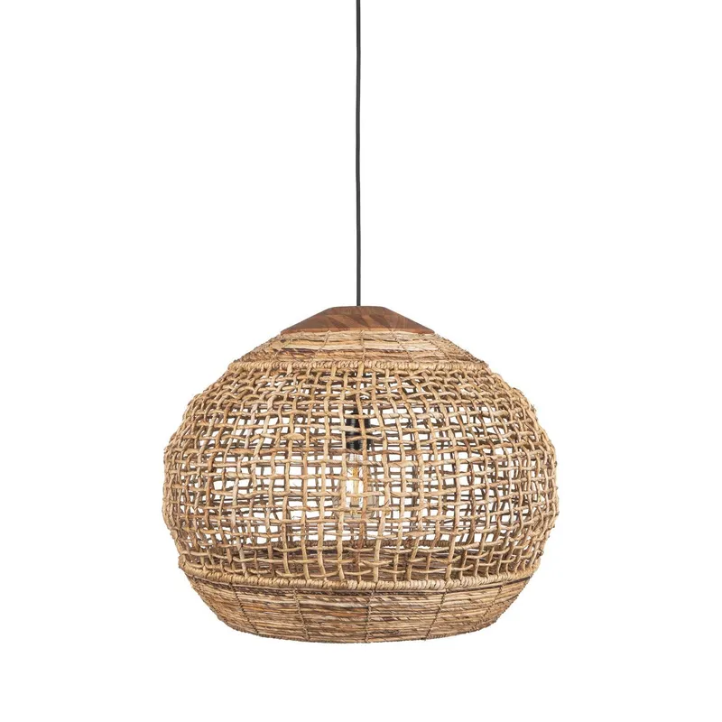 L. COLGAR ARGELIA 60XH45 NATURAL CH - Lámparas colgantes, Uruguay | Masinfinito Casa