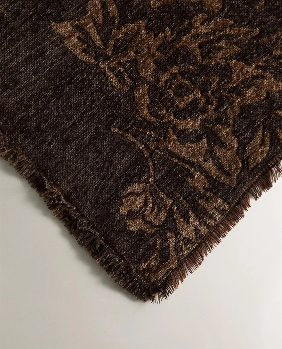 MANTA CHENILLA JACQUARD - Textiles, Uruguay | Zara Home, vista 3