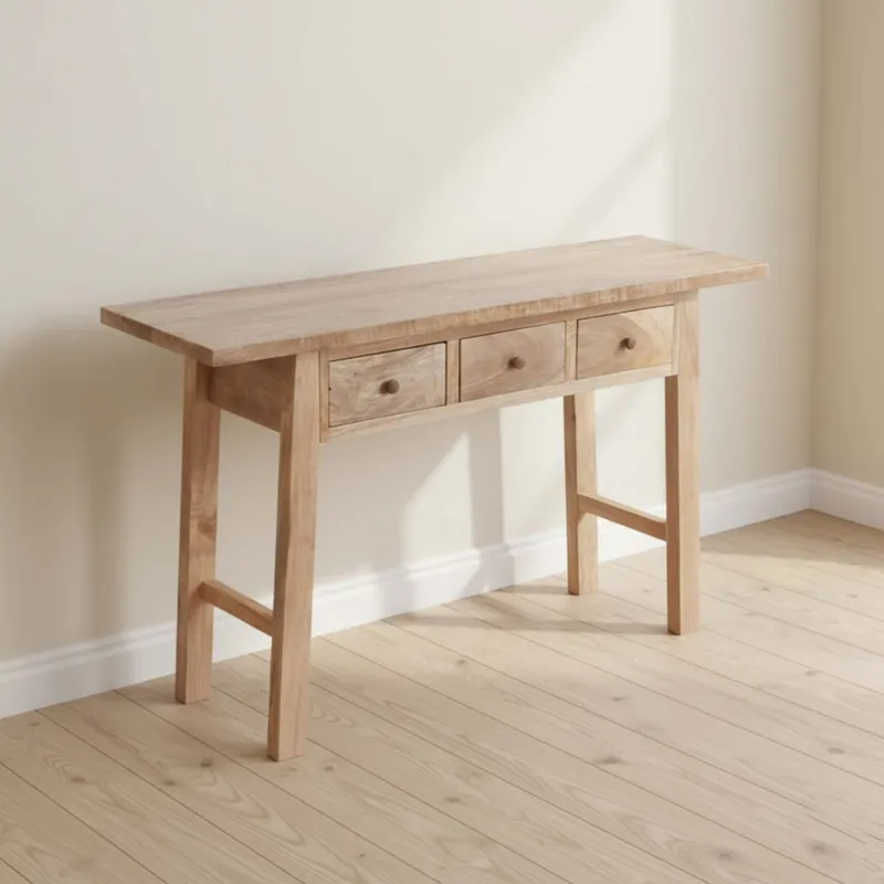 Consola Madera Natural-beige Mango Natural en Madera natural - Mesas de living, Uruguay | Divino