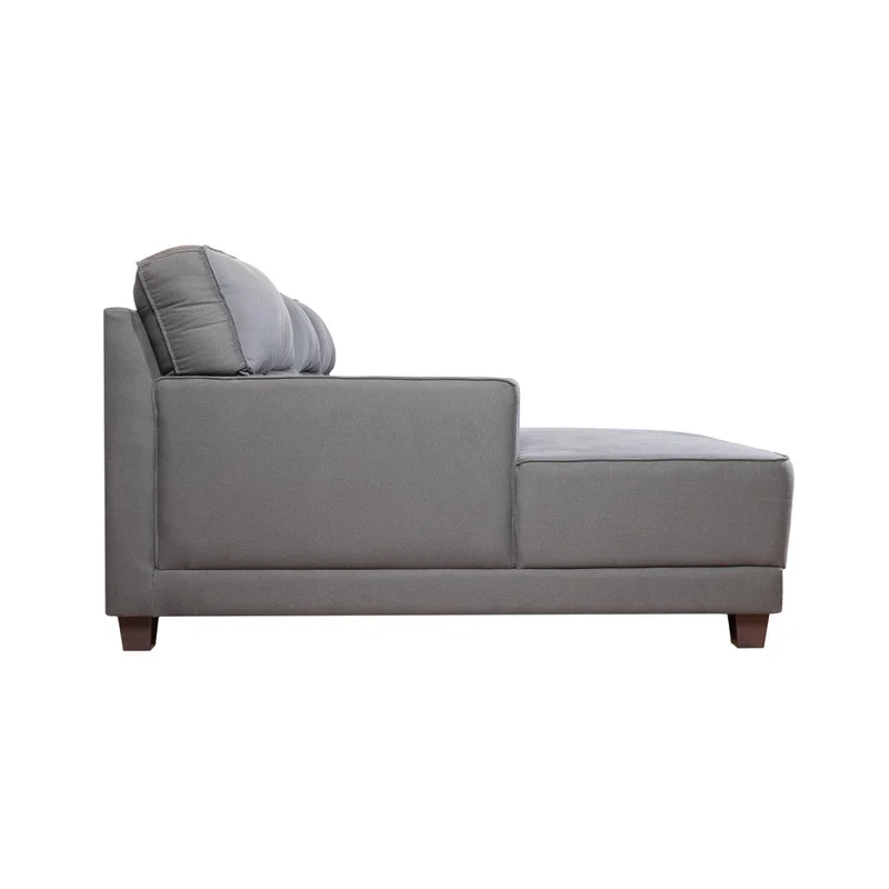 Sofá C/chaise Gris Tela Excelence Izq en Gris - Sillones y sofás, Uruguay | Divino, vista 8