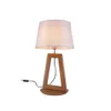 Lámpara de Mesa Join Castaño Pantalla Algodón - Lámparas de mesa, Uruguay | Berna home, vista 1 de 2