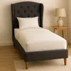 Cama 1 plaza con respaldo en Negro - Dormitorio, Uruguay | La Cueva Muebles, vista 1 de 8