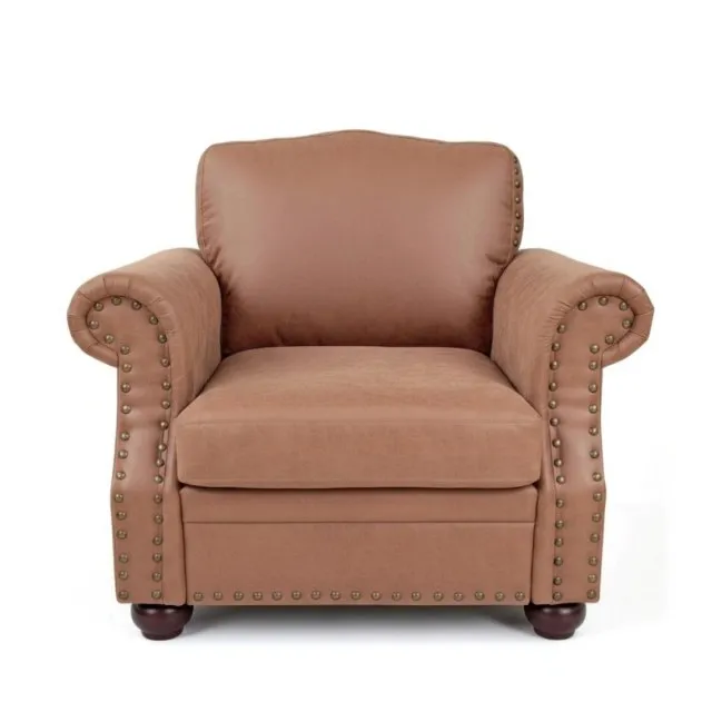 Sillón Sinatra 1 cuerpo en Beige, chocolate - Butacas, banquetas y puffs, Uruguay | New York Home