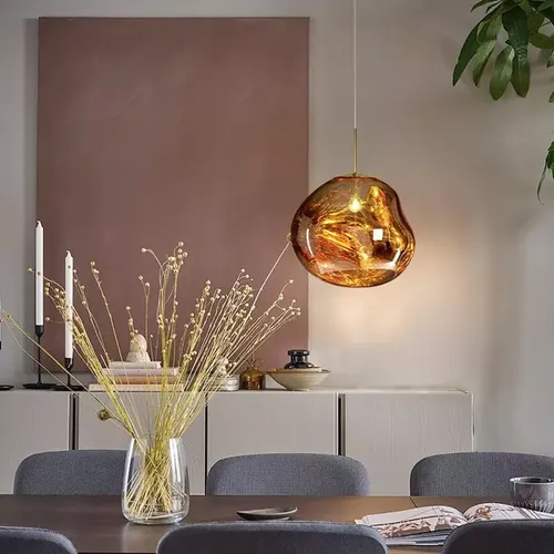 LUMINARIA DE TECHO COLOR STONE AMARILLO Medium en Amarillo - Lámparas de mesa, Uruguay | Viasono