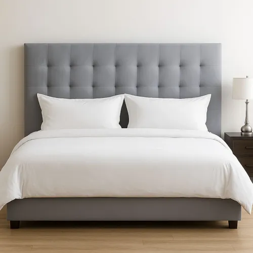 RESPALDO DE PARED MODENA GRISCLARO SUPER KING - Respaldos de cama, Uruguay | Viasono
