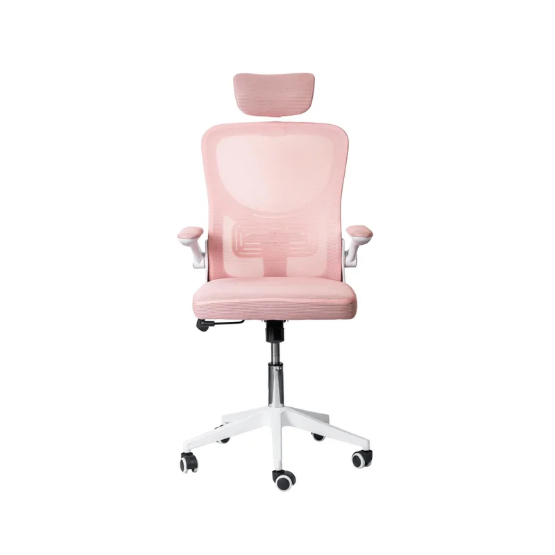 Asiento De Oficina Malla Blanco Hy-697 en Rosa - Escritorios y sillas de escritorio, Uruguay | Divino, vista 3