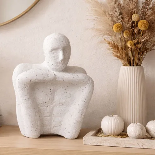 ESCULTURA MAN Blanco Large - Decoración, Uruguay | Viasono