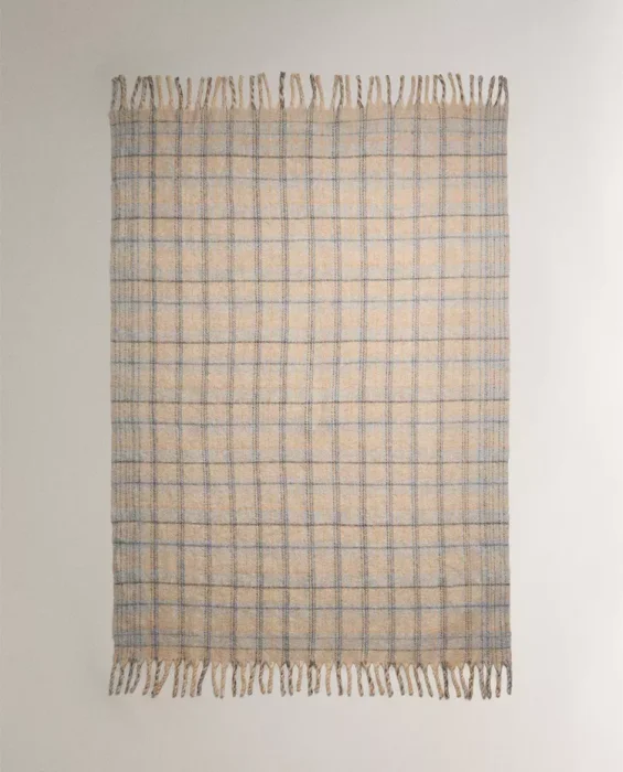 MANTA CUADROS - Textiles, Uruguay | Zara Home, vista 2
