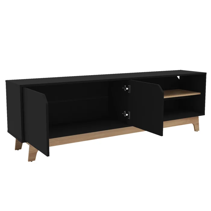 Rack Columbus en Negro - Aparadores y recibidores, Uruguay | RM Muebles y Deco, vista 3