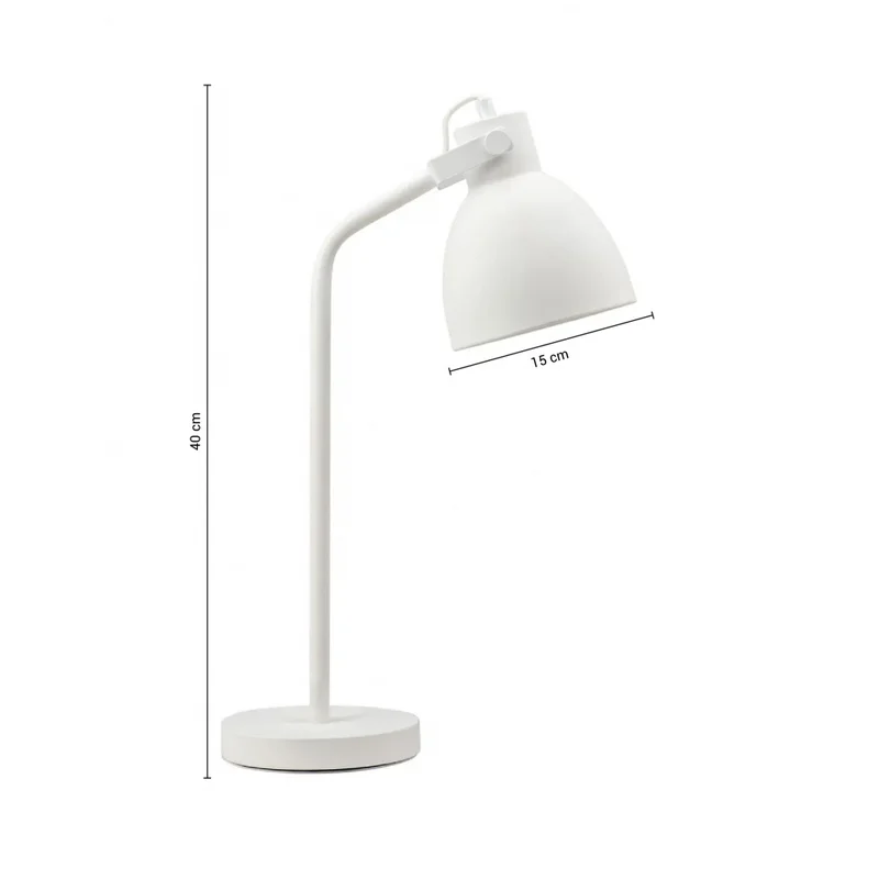Lámpara de Mesa Pixar Blanco en Blanco - Lámparas de mesa, Uruguay | Serlux, vista 5