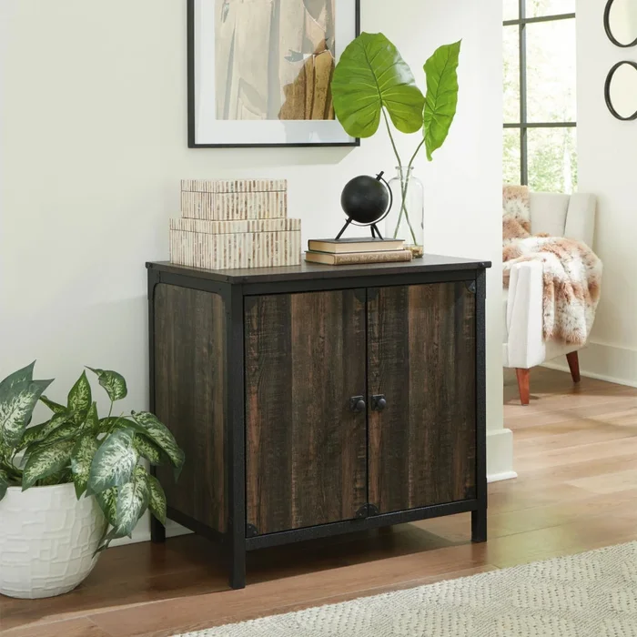 Aparador 2 puertas - Sauder en Marrón - Muebles para TV, Uruguay | Ecowood, vista 2