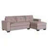 Sofá C/chaise Más De 4 Cuerpos Tela Marron Detroit Taupe en Beige - Sillones y sofás, Uruguay | Divino, vista 3 de 7