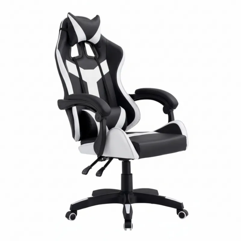 Silla Gamer Ergonomica Blanco en Blanco - Escritorios y sillas de escritorio, Uruguay | Unilux