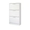 Zapatera Mueble 3 Puertas Dormitorio Blanco 051666 en Blanco - Cómodas, Uruguay | Soy Hogar, vista 3