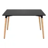 Mesa Eames Rectangular - Negro en Negro - Mesas de comedor, Uruguay | La Cueva Muebles, vista 5 de 12