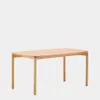 Mesa Indara de chapa de fresno con acabado tono natural 160 x 90 cm en Madera natural - Mesas de comedor, Uruguay | Kavehome, vista 1 de 8