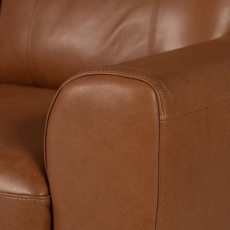 Sofá Tahití - Cuero Advanced - 2 cuerpos - Maverick Telha en Marrón - Sillones y sofás, Uruguay | Nyr, vista 3