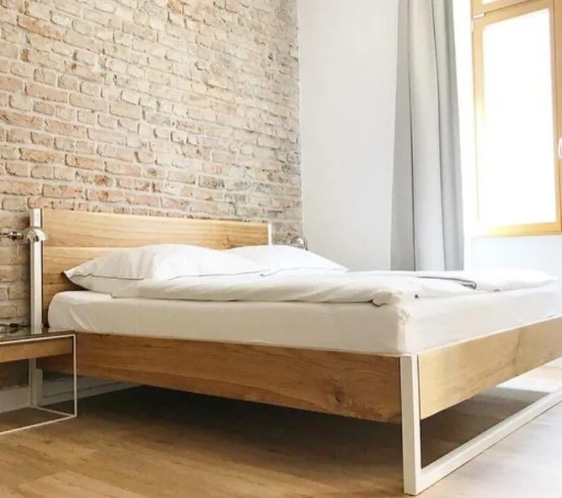 Cama Kala en Madera natural - Dormitorio, Uruguay | Treehouse Deco