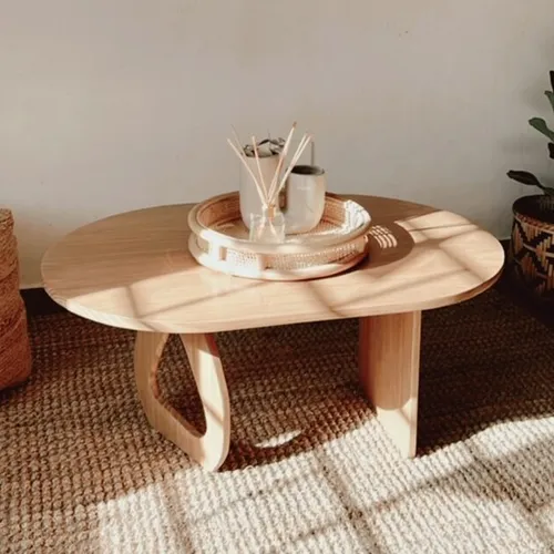 Mesa de centro ovalada - Muebles, Uruguay | Decoramuss