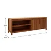 Rack Nature Rústico Oscuro - Muebles para TV, Uruguay | Aihaus, vista 2 de 2