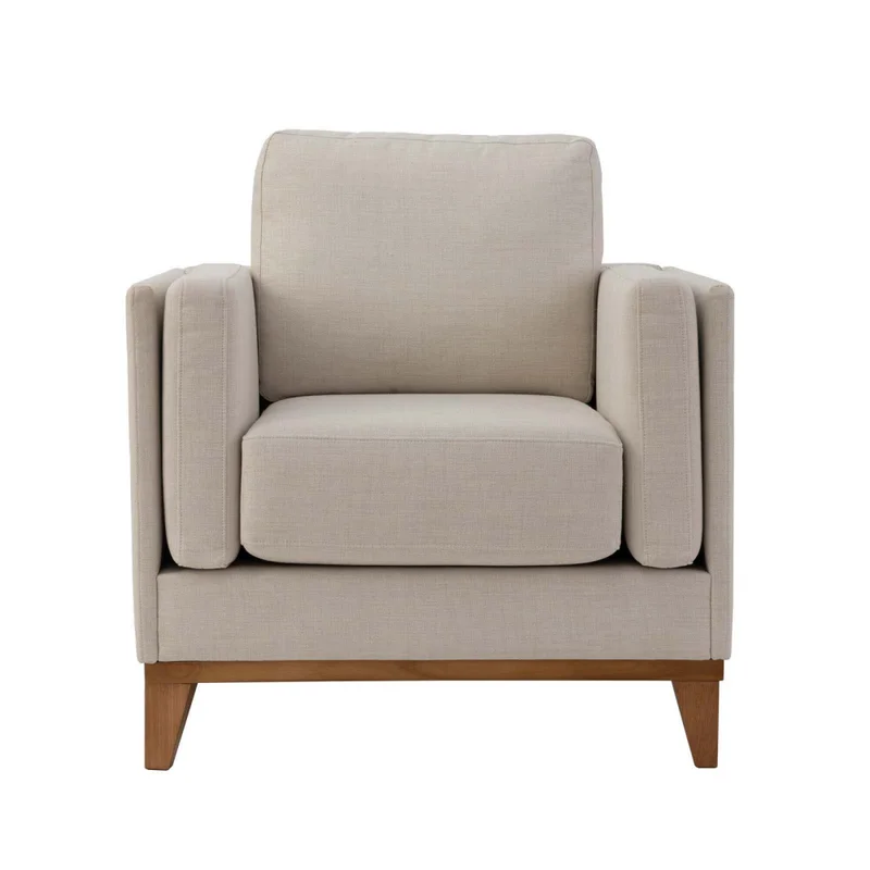Butaca Tela-premium Blanco Luxor Premium Hueso en Beige - Sillones y sofás, Uruguay | Divino, vista 3