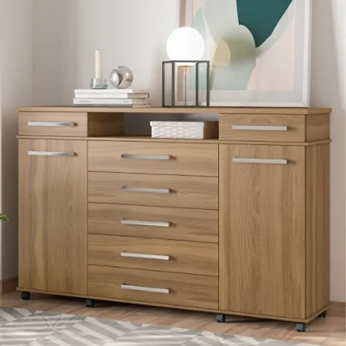 Cómoda LONDON en Madera natural - Cómodas, Uruguay | Palermo Casa Deco