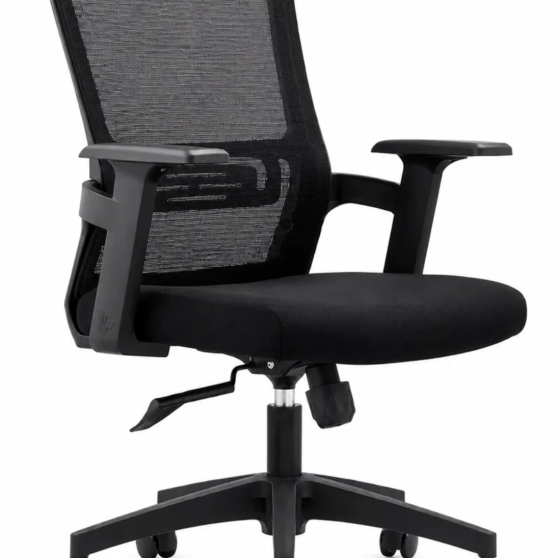 SILLA DE OFICINA RESPALDO MESH NEGRO MC099B - Escritorios y sillas de escritorio, Uruguay | Alfa Ventas
